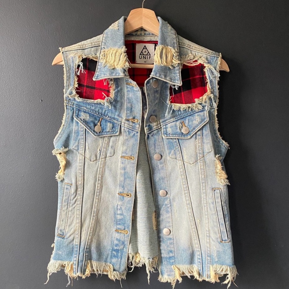 UnIF XS denim vest